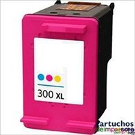 HP nº 300XL tricolor Cartucho compatible con HP CC644EE
