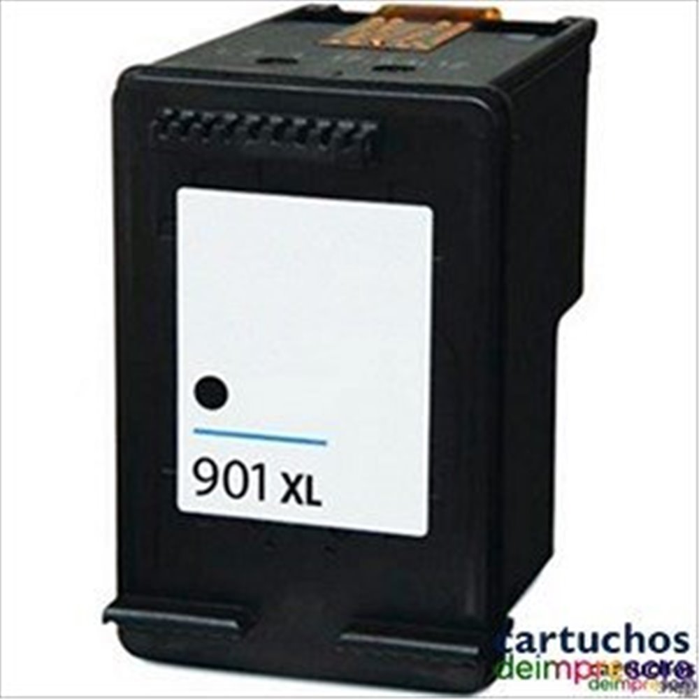 HP nº 901XL negro Cartucho compatible con HP CC654AE / CC653