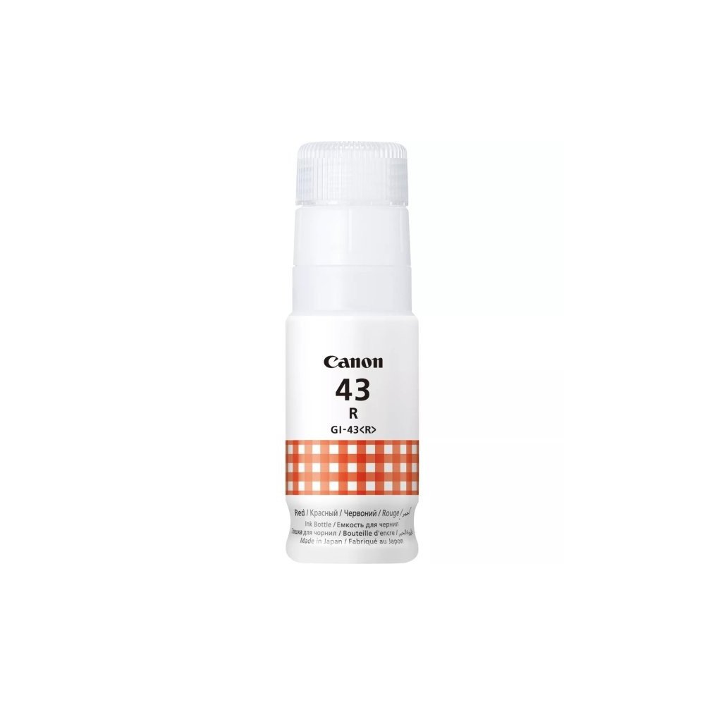 Canon GI43 rojo | botella de tinta original (4716C001)