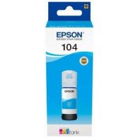 Epson 104 cian | botella de tinta original (C13T00P240)