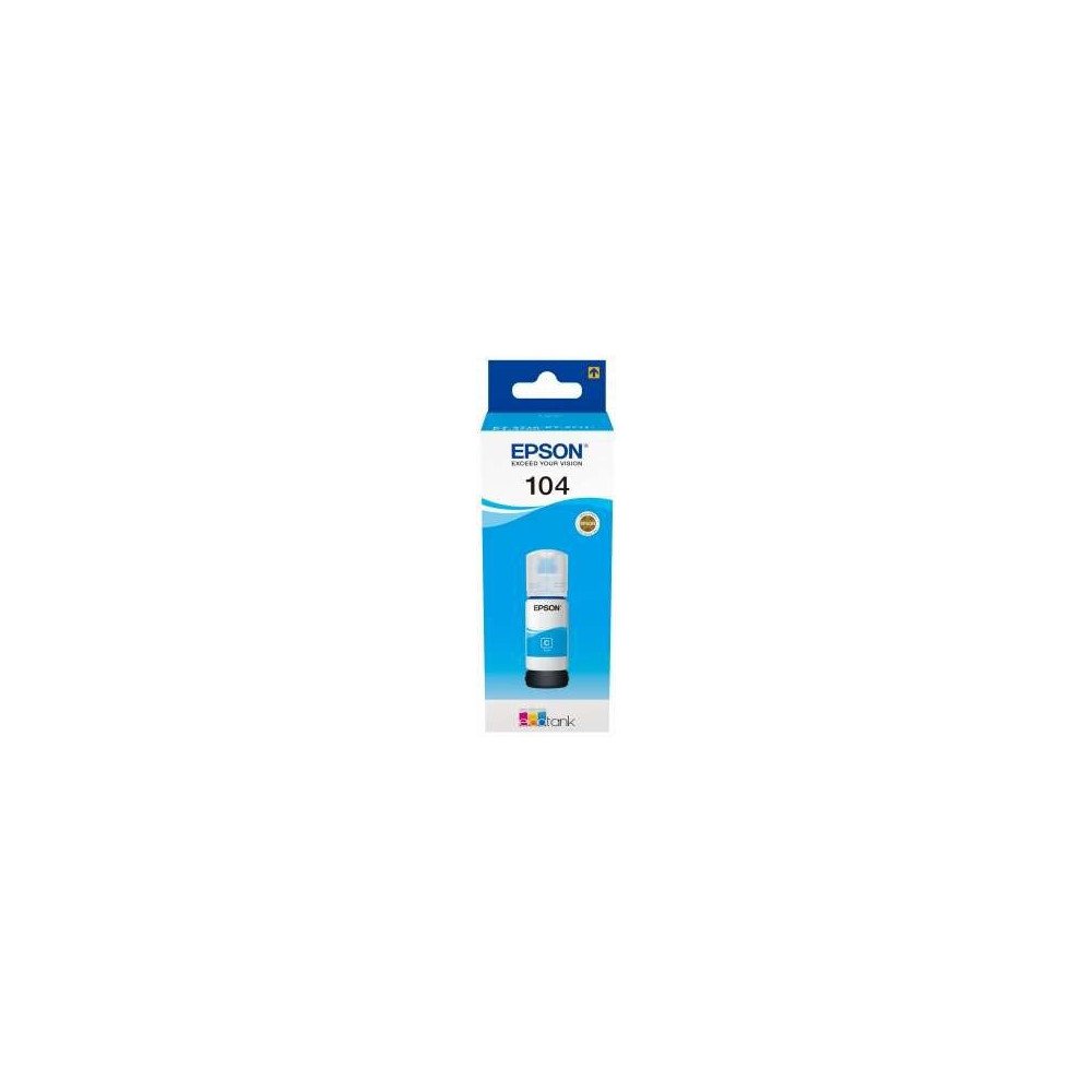 Epson 104 cian | botella de tinta original (C13T00P240)