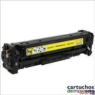 HP nº 410X / 410A amarillo Toner compatible con HP CF412X / CF412A