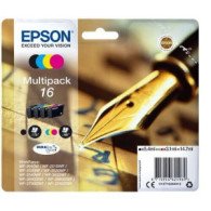 Epson T1626 4 colores | pack de 4 cartuchos de tinta originales (C13T16264012)