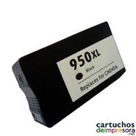HP nº 950XL negro Cartucho compatible con HP CN045AE / CN049AE