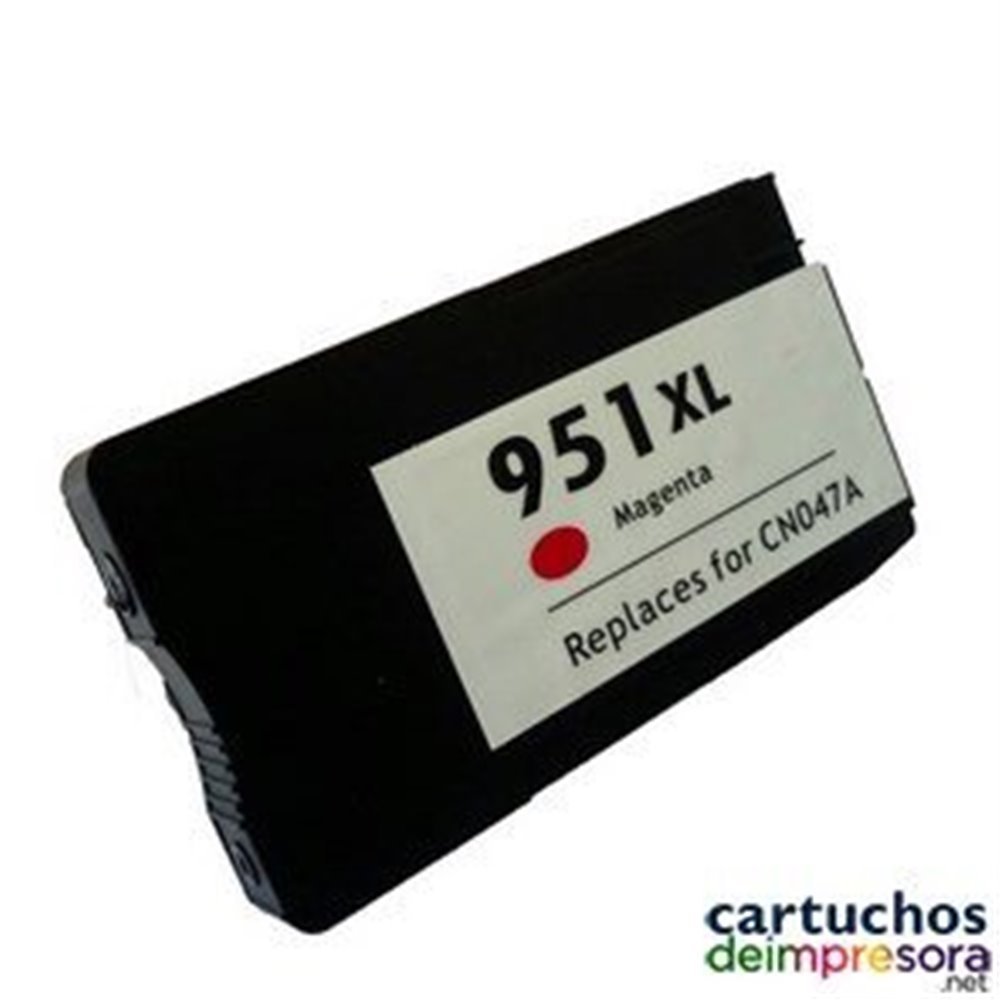 HP nº 951XL magenta Cartucho compatible con HP CN047AE / CN051AE