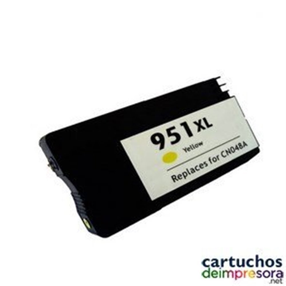 HP nº 951XL amarillo Cartucho compatible con HP CN048AE / CN052AE