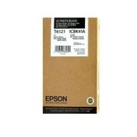 Epson T6121 negro fotográfico | cartucho de tinta original (C13T612100)