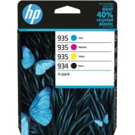 HP 934 + 935 4 colores | pack de 4 cartuchos de tinta originales (6ZC72AE)