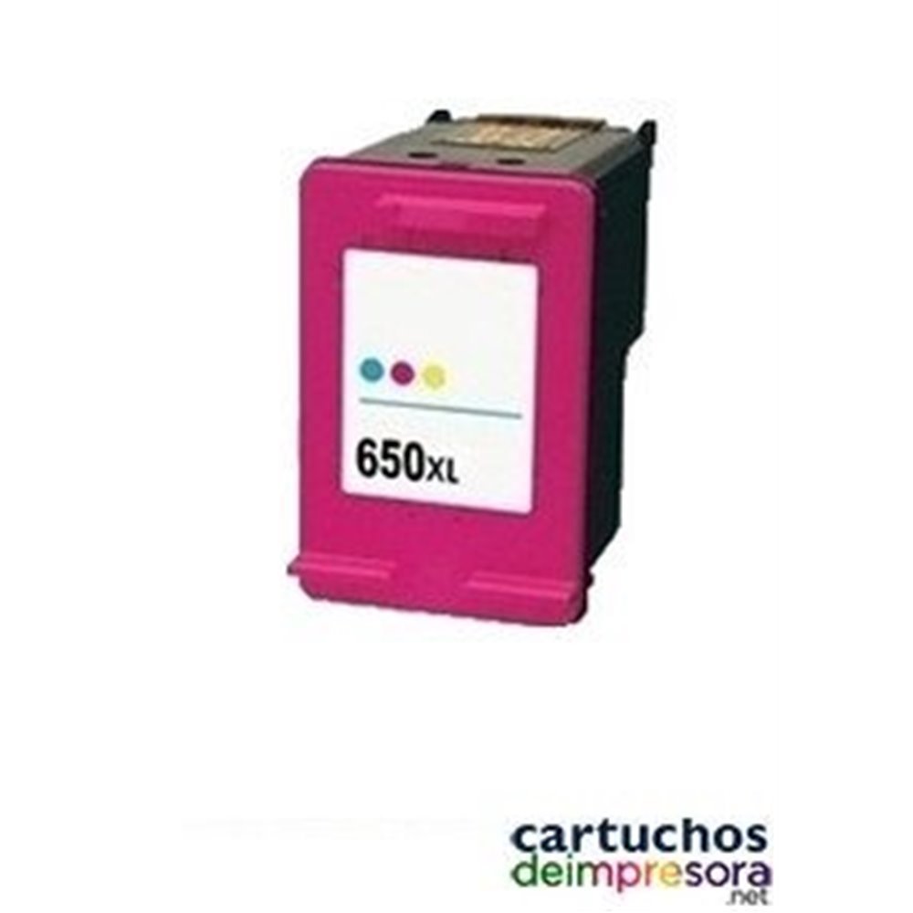 HP nº 650XL tricolor Cartucho compatible con HP CZ102AE