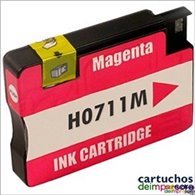 HP nº 711 magenta Cartucho compatible con HP CZ131A