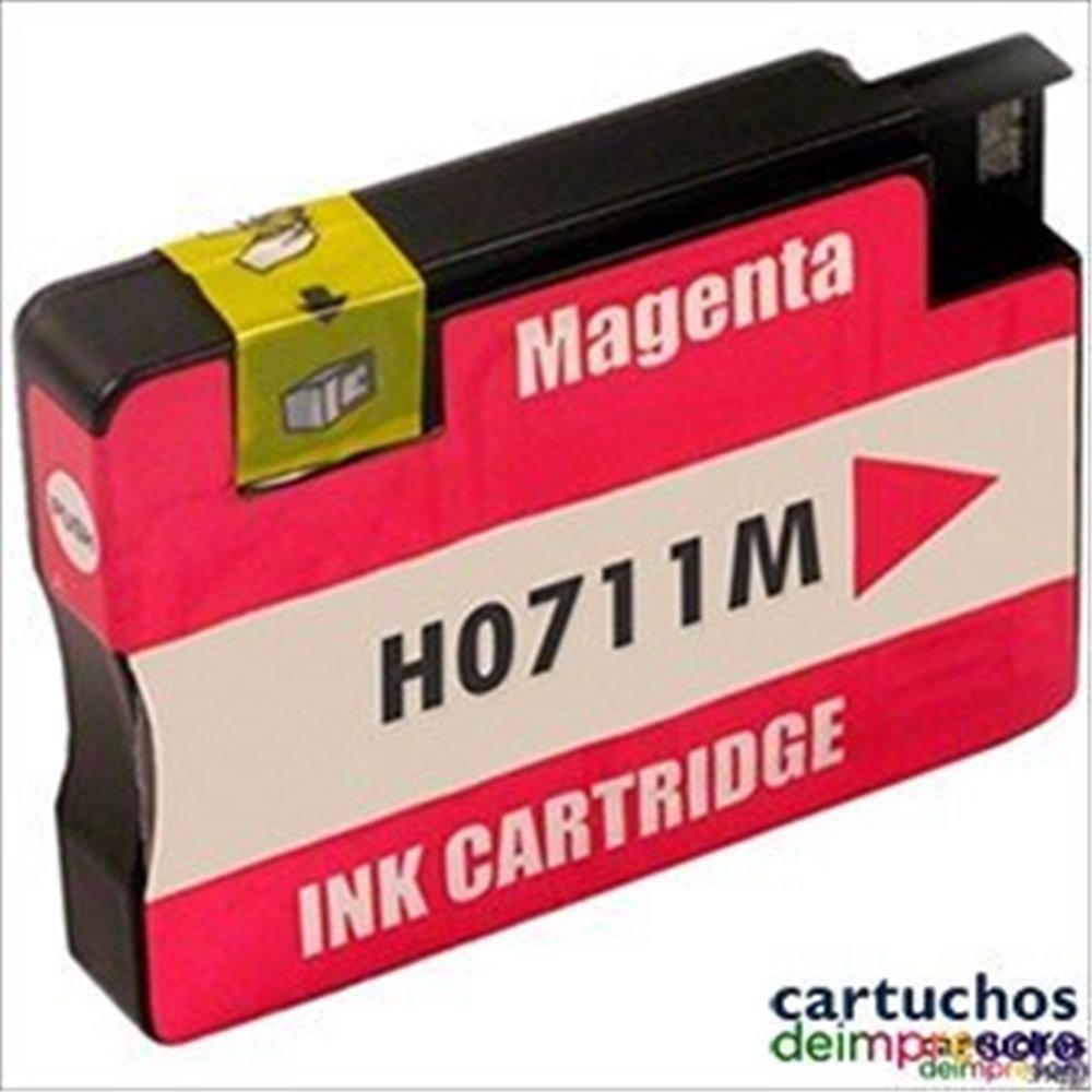 HP nº 711 magenta Cartucho compatible con HP CZ131A