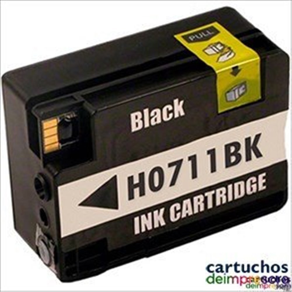 HP nº 711 negro Cartucho compatible con HP CZ133A