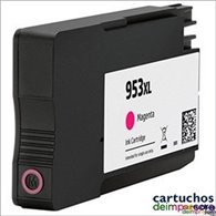 HP nº 953XL magenta Cartucho compatible con HP F6U17AE / F6U13AE