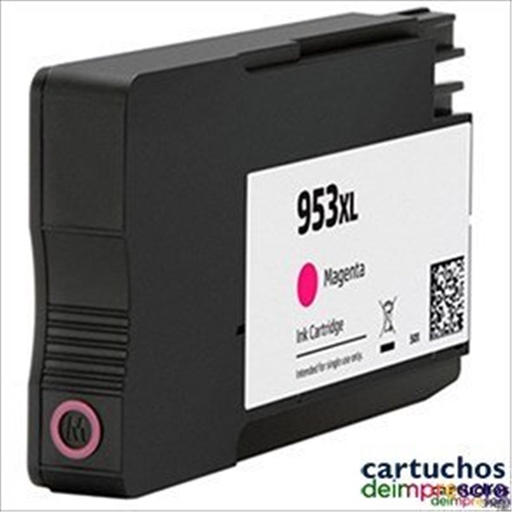 HP nº 953XL magenta Cartucho compatible con HP F6U17AE / F6U13AE