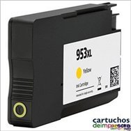 HP nº 953XL amarillo Cartucho compatible con HP F6U18AE / F6U14AE