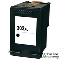 HP nº 302XL negro Cartucho compatible con HP F6U68AE
