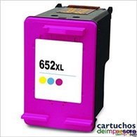 HP nº 652XL tricolor Cartucho compatible con HP F6V24AE