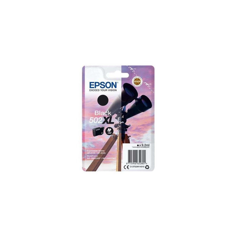Epson 502XL negro | cartucho de tinta original (502XLBK)