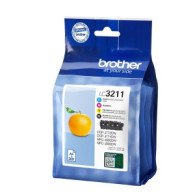 Brother LC3211 4 colores | pack de 4 cartuchos de tinta originales (LC3211VAL)