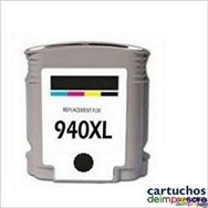 HP nº 940XL negro Cartucho compatible con HP C4902AE / C4906AE