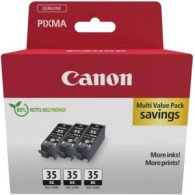 Canon PGI-35BK Multipack de 3 Cartuchos de Tinta Originales negro | pack de 3 cartuchos de tinta originales (1509B028)