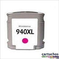 HP nº 940XL magenta Cartucho compatible con HP C4908AE
