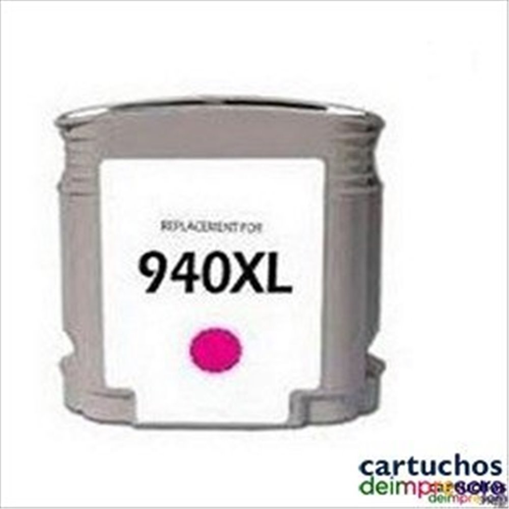 HP nº 940XL magenta Cartucho compatible con HP C4908AE