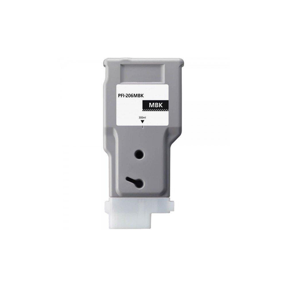Canon PFI206 negro mate — cartucho de tinta compatible (PFI206MBK(PG))