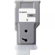 Canon PFI206 gris fotográfico — cartucho de tinta compatible (PFI206PHGY(PG))