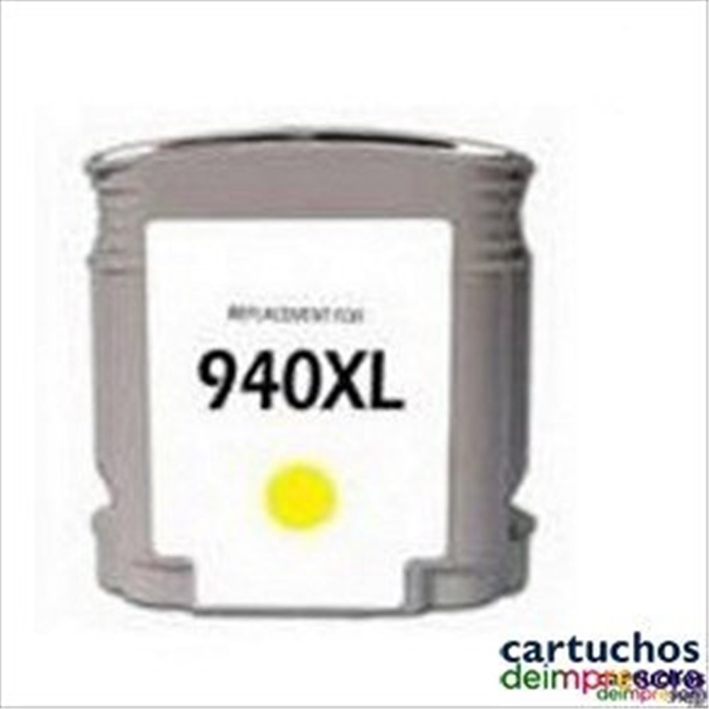 HP nº 940XL amarillo Cartucho compatible con HP C4909AE
