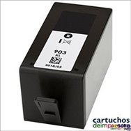 HP nº 903XL / 907XL negro Cartucho compatible con HP T6M15AE / T6L99AE / T6M19AE