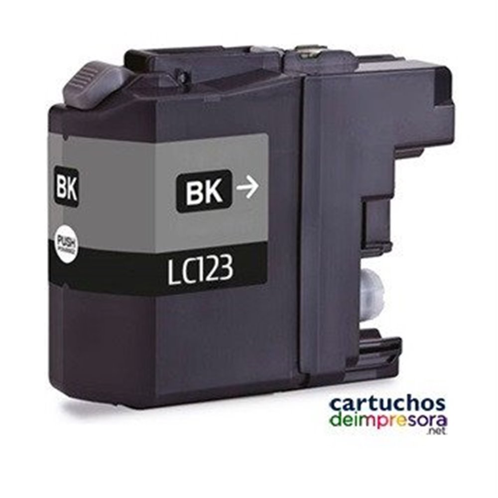LC121 / LC123 negro Cartucho compatible con Brother