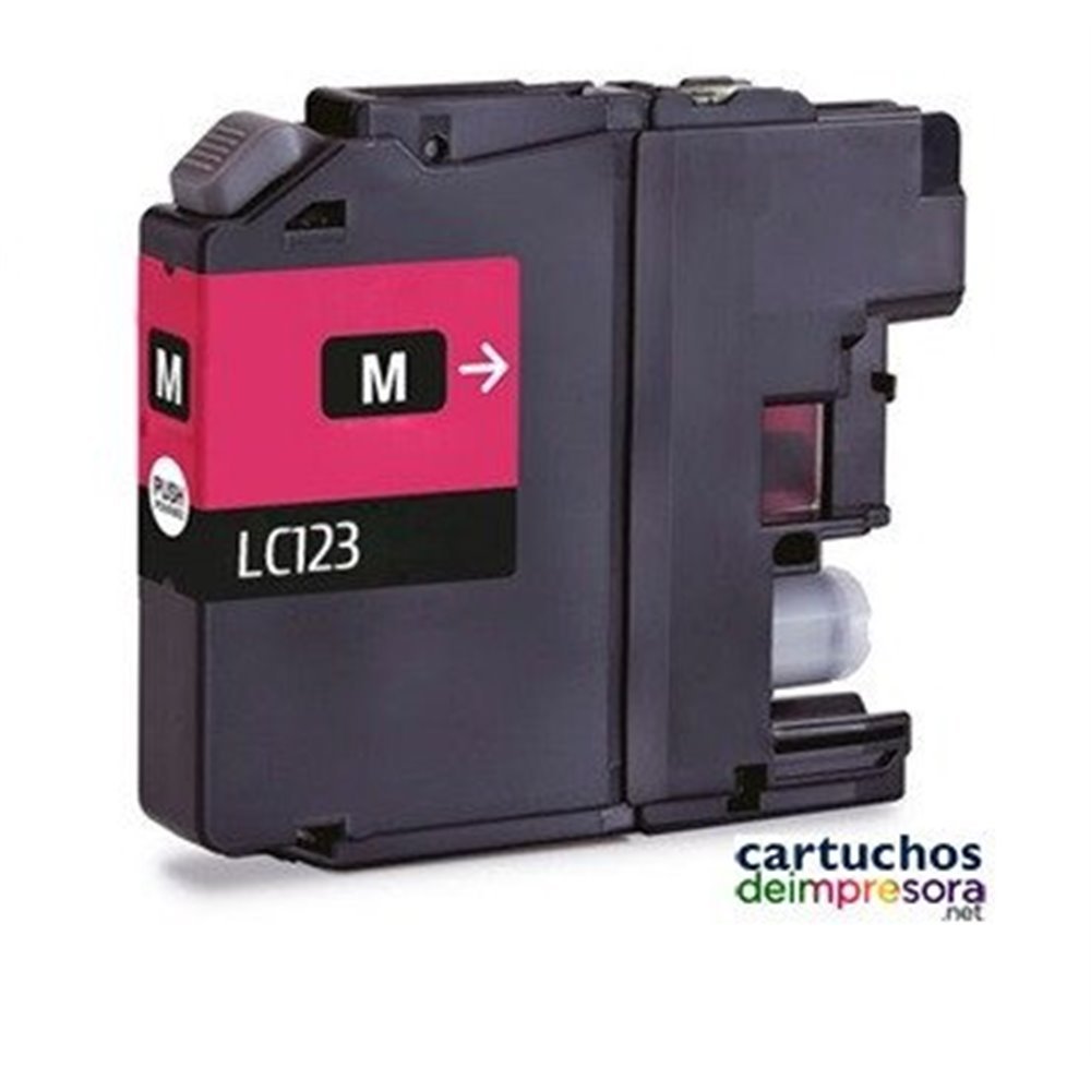 LC121 / LC123 magenta Cartucho compatible con Brother