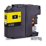 LC121 / LC123 amarillo Cartucho compatible con Brother