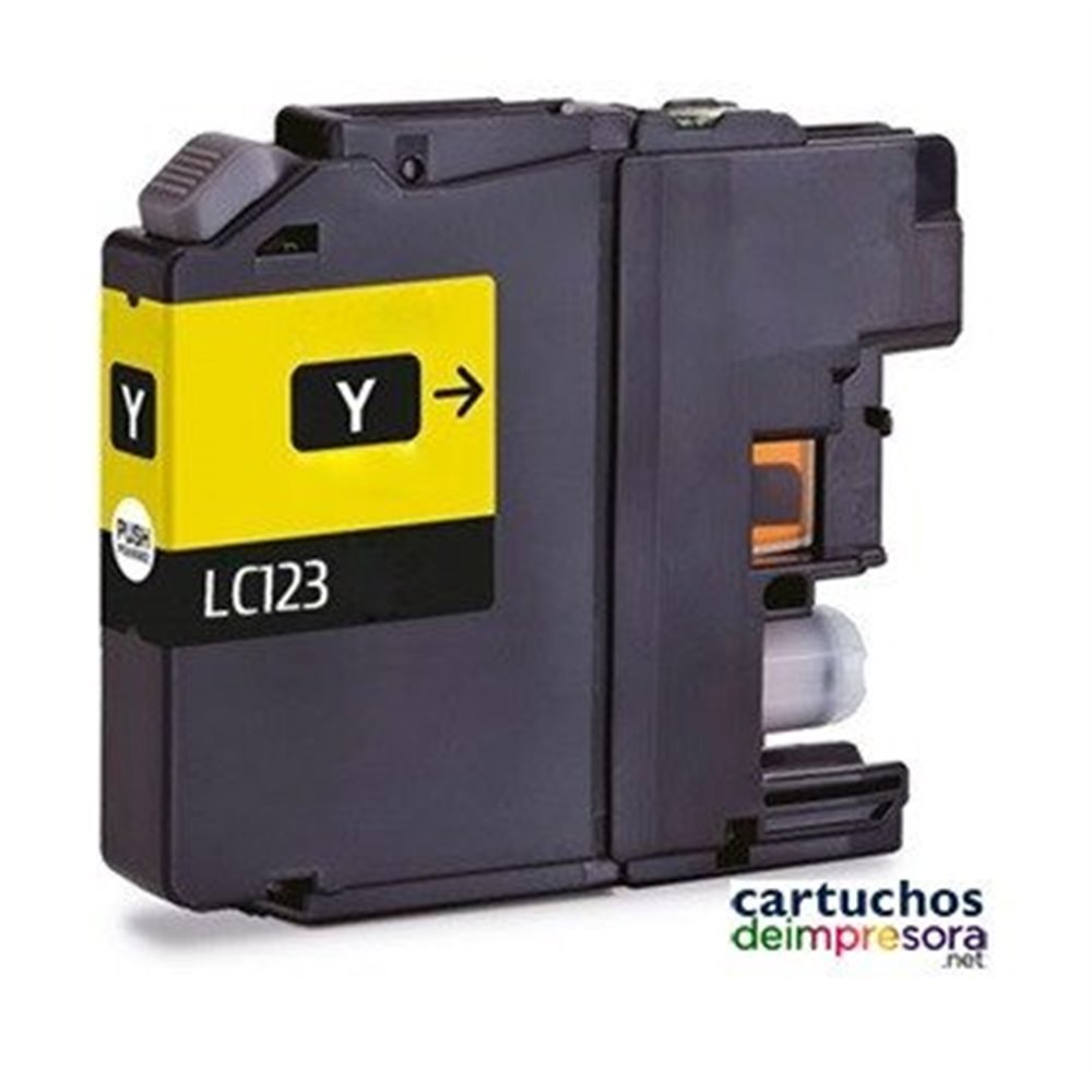 LC121 / LC123 amarillo Cartucho compatible con Brother