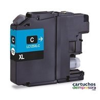 LC125XL cian Cartucho compatible con Brother