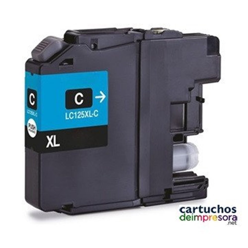 LC125XL cian Cartucho compatible con Brother