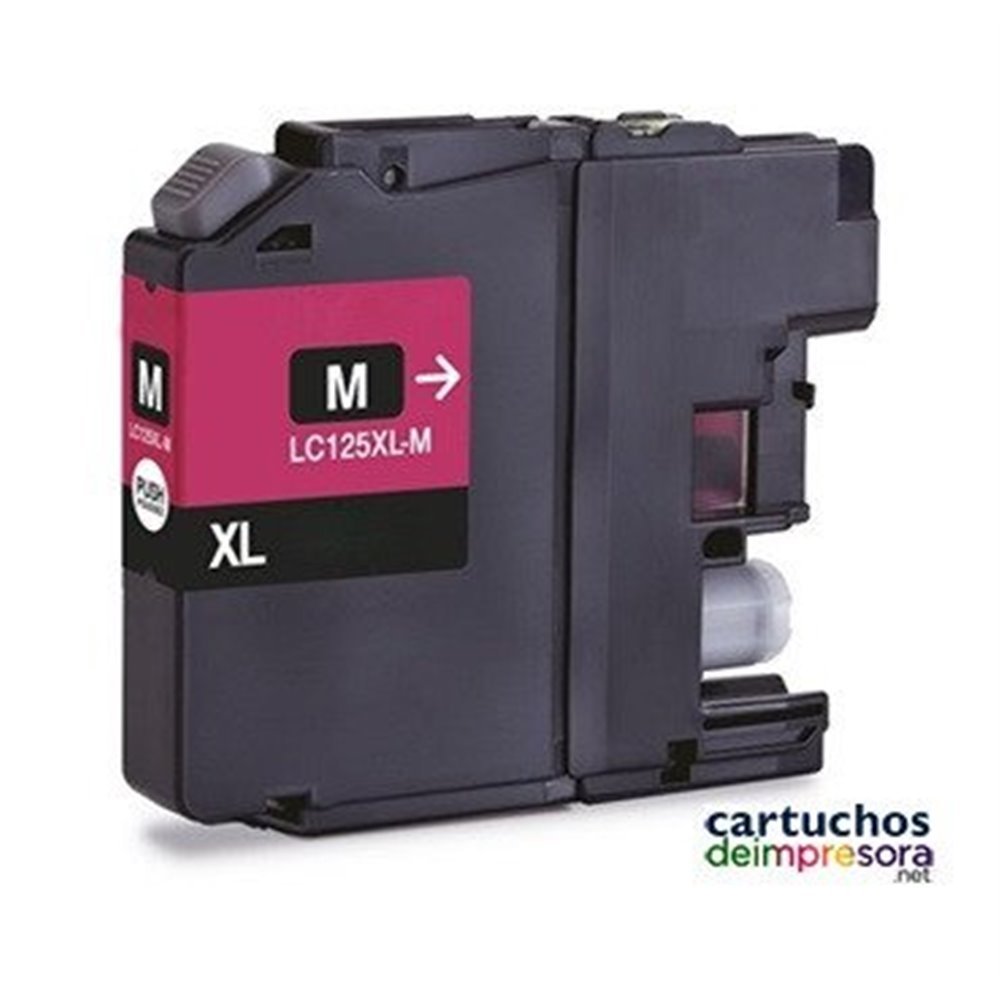 LC125XL magenta Cartucho compatible con Brother