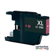 LC1220 / LC1240 / LC1280 magenta Cartucho compatible con Brother