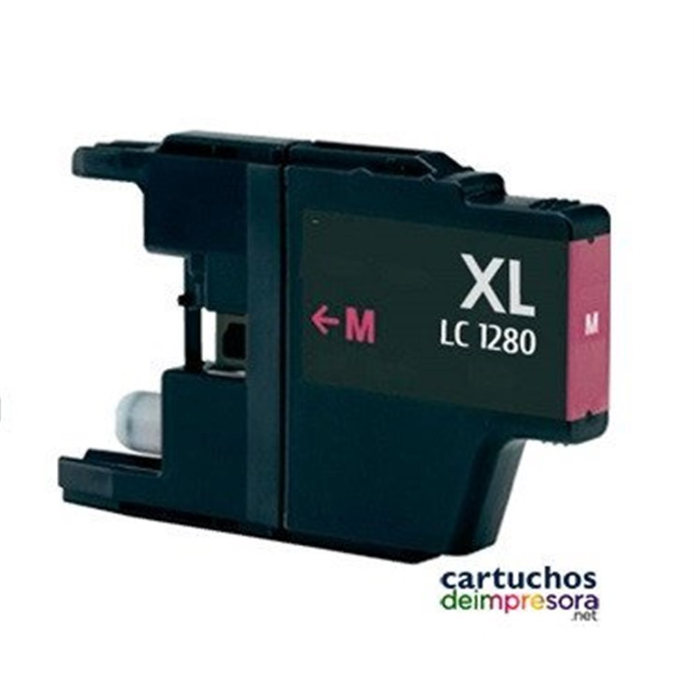LC1220 / LC1240 / LC1280 magenta Cartucho compatible con Brother