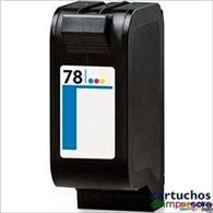 HP nº 78 tricolor Cartucho compatible con HP C6578AE / C6578DE