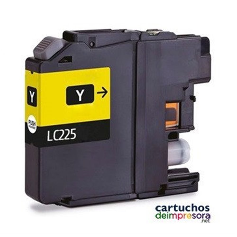 LC225XL amarillo Cartucho compatible con Brother