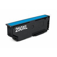 Epson 250XL cian — cartucho de tinta compatible (250XLCY)
