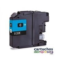 LC22EXL cian Cartucho compatible con Brother