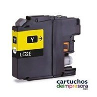 LC22EXL amarillo Cartucho compatible con Brother