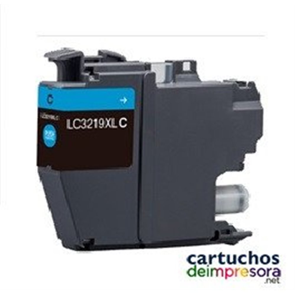 LC3219XL cian Cartucho compatible con Brother