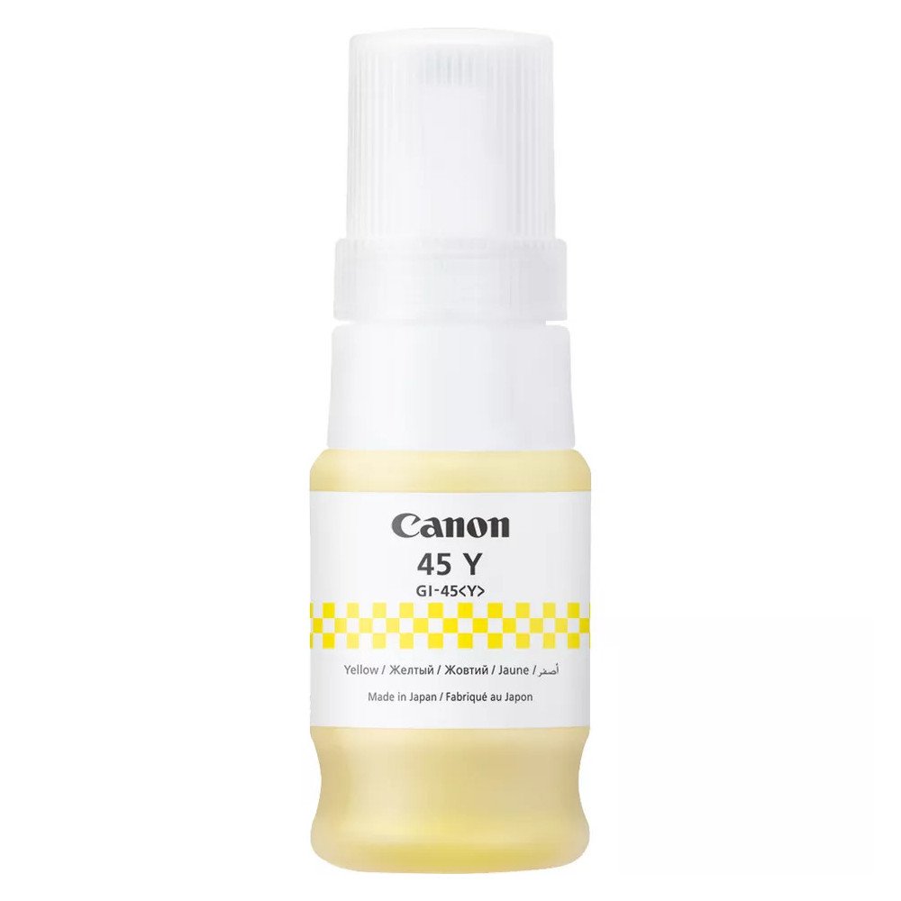 Canon GI45 amarillo — botella de tinta original (6287C001)