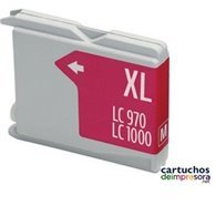 LC970 / LC1000 magenta Cartucho compatible con Brother