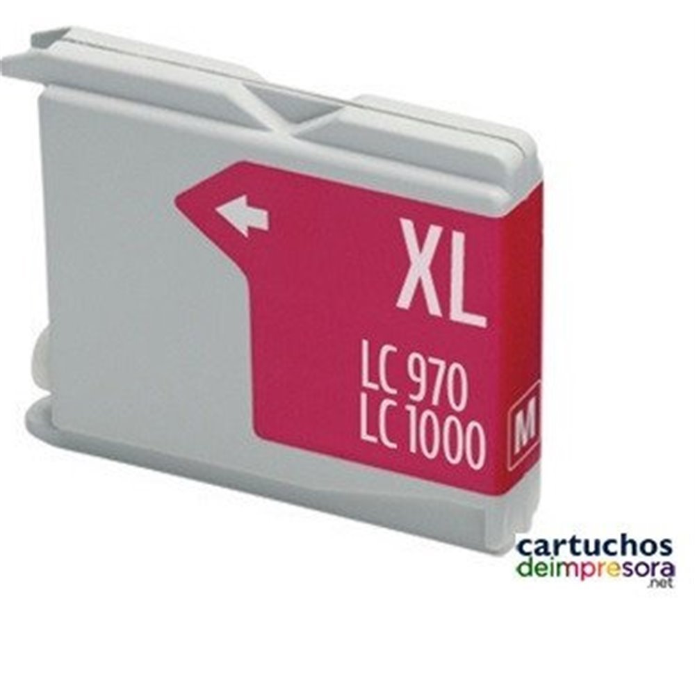 LC970 / LC1000 magenta Cartucho compatible con Brother