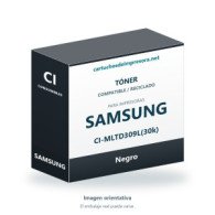 Imagen orientativa: Samsung MLT-D309L/MLT-D309S negro — tóner compatible (MLTD309L(30k))